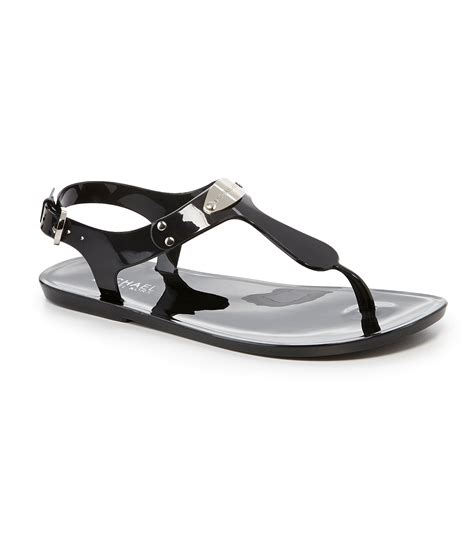 michael kors black velvet shoes|Michael Kors jelly sandals black.